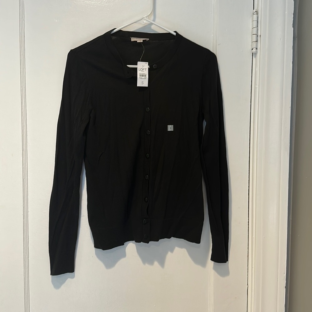 New with tags Loft black cardigan!